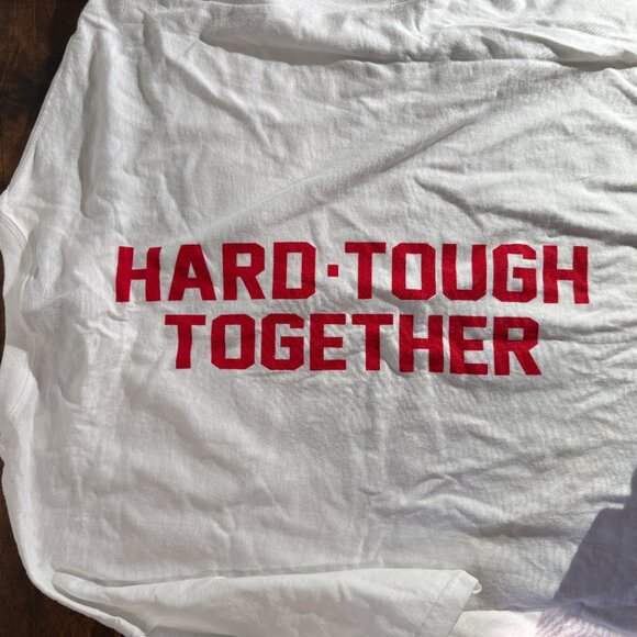 NC State 2025 Training Camp Tee Size XL White w/Red Exc NWOT - Picture 3 of 4